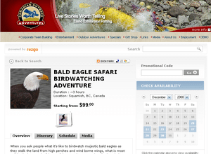 Powerful and professional booking website