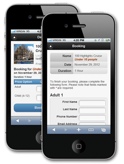 The Rezgo mobile booking webapp is fully secured Your customers can feel safe paying through your mobile webapp