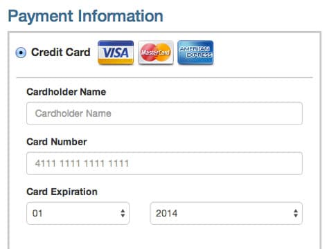 T me card infos. Information Card. Payment information. Bank Card payment form.