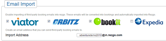 Resell tours through Orbitz and import booking emails into Rezgo