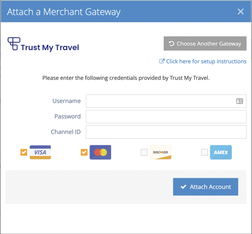 trust my travel payment gateway