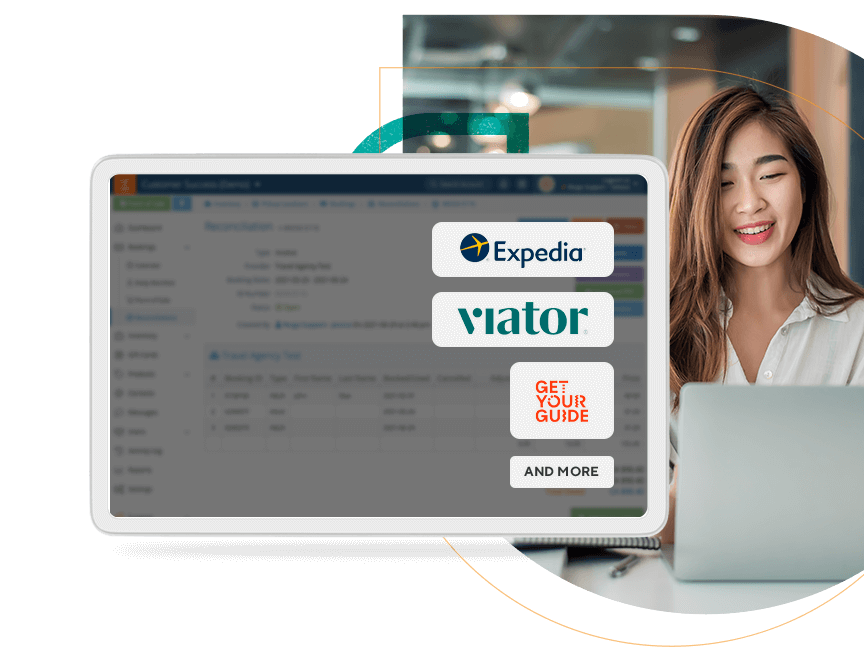 Distribution Partners Screen Expedia Viator Get Your Guide Logos