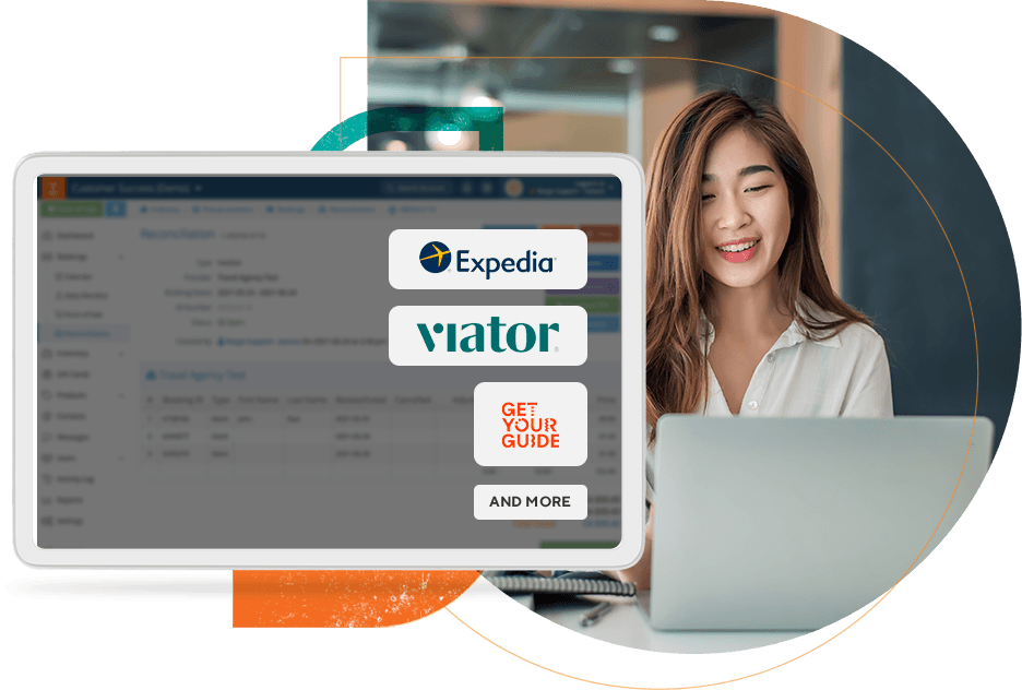 Distribution Partners Screen Expedia Viator Get Your Guide Logos